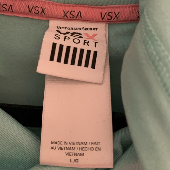 VS athletic mint green mock neck sweatshirt - Picture 5 of 7